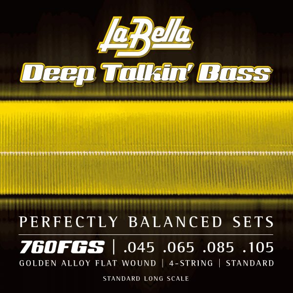 La Bella - Deep Talkin' Bass 760FGS Gold Flats