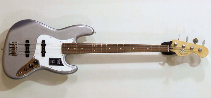 Fender player shop jazz bass silver